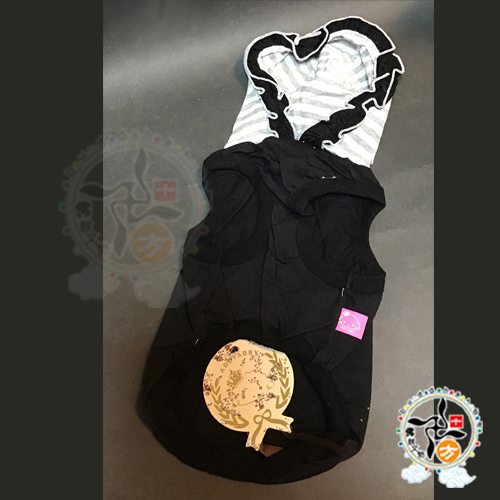 小黑花裝寵物衣服M【十方】147303