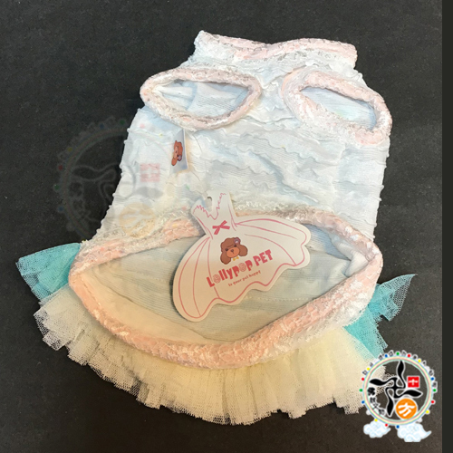 天藍紗裙寵物衣服【十方】147310