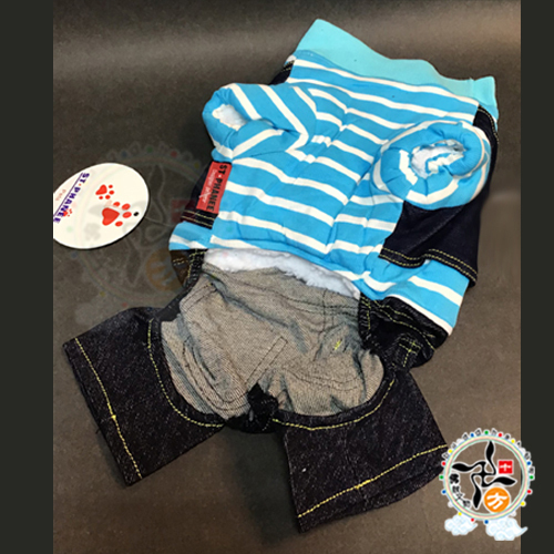 牛仔裝寵物衣服L【十方】147298