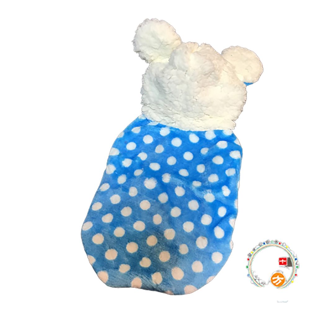 點點藍色兔裝寵物衣服M【十方】147318