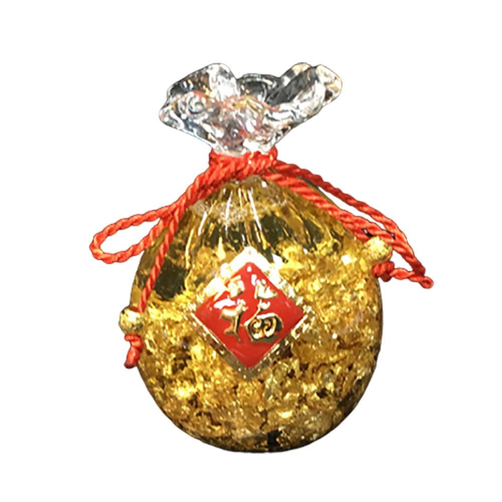 滿福 999黃金箔琉璃寶瓶 黃金水10公分【十方】147927