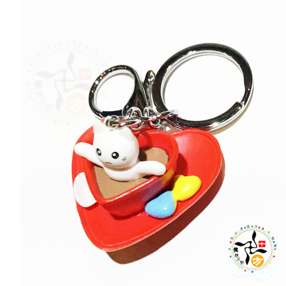 愛心下午茶貓 鎖圈【十方】148095