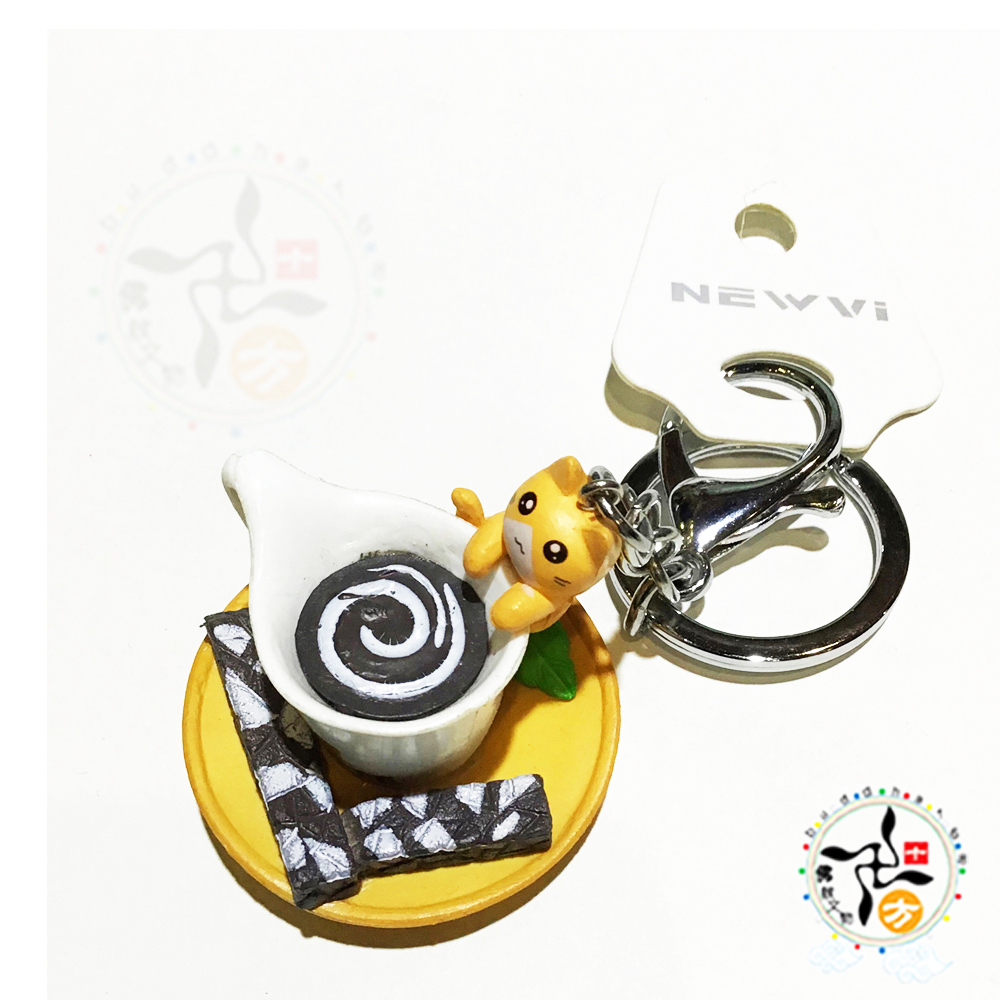 巧克力杯貓 鎖圈【十方】148091