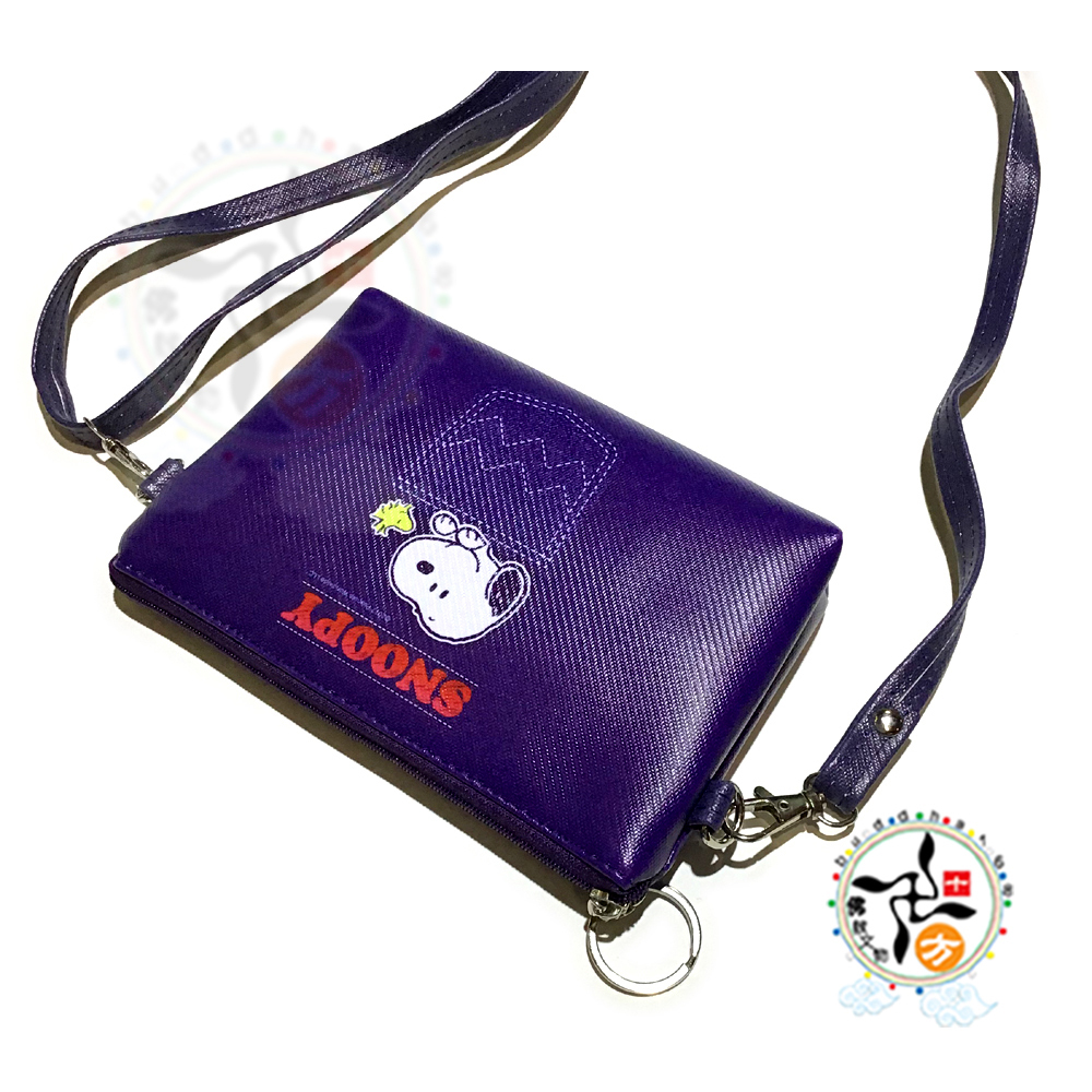 史奴比 藍色側背卡通包【十方】148117