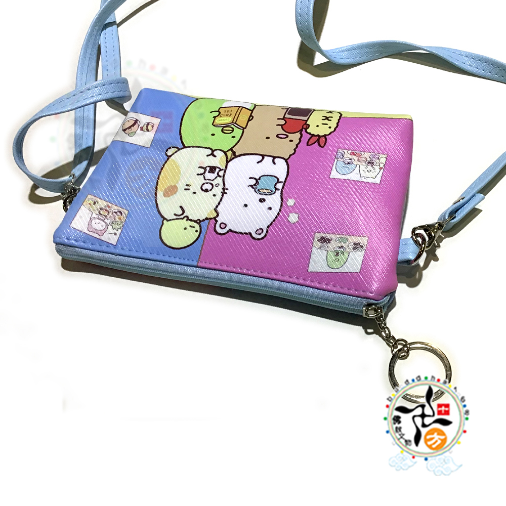 角落生物 粉紅藍側背卡通包【十方】148119