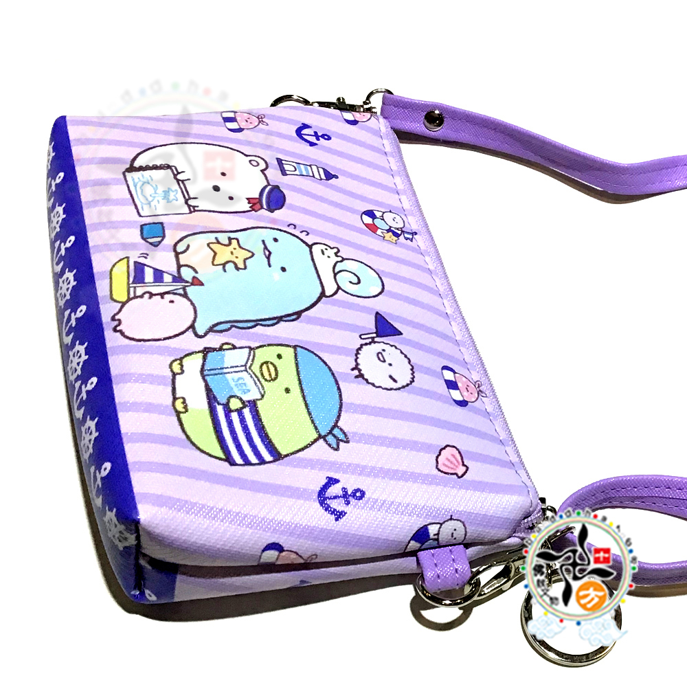 角落生物 粉紫色 側背卡通包【十方】148123