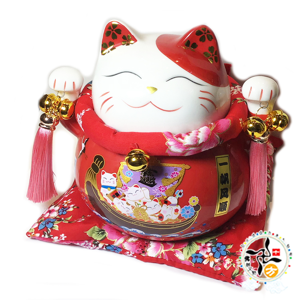 一帆風順 招財貓 撲滿【十方】【十方】148726