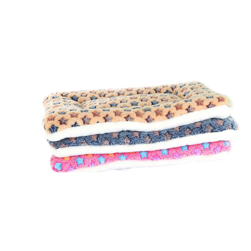 寵物毯子狗窩貓窩墊子M黃星星【十方】149593