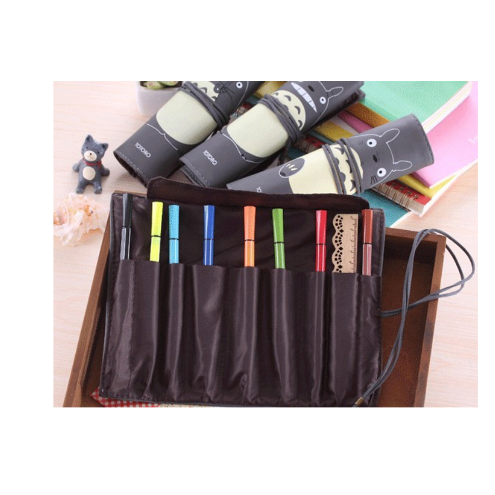 撐傘 龍貓捲簾筆袋【十方】149566