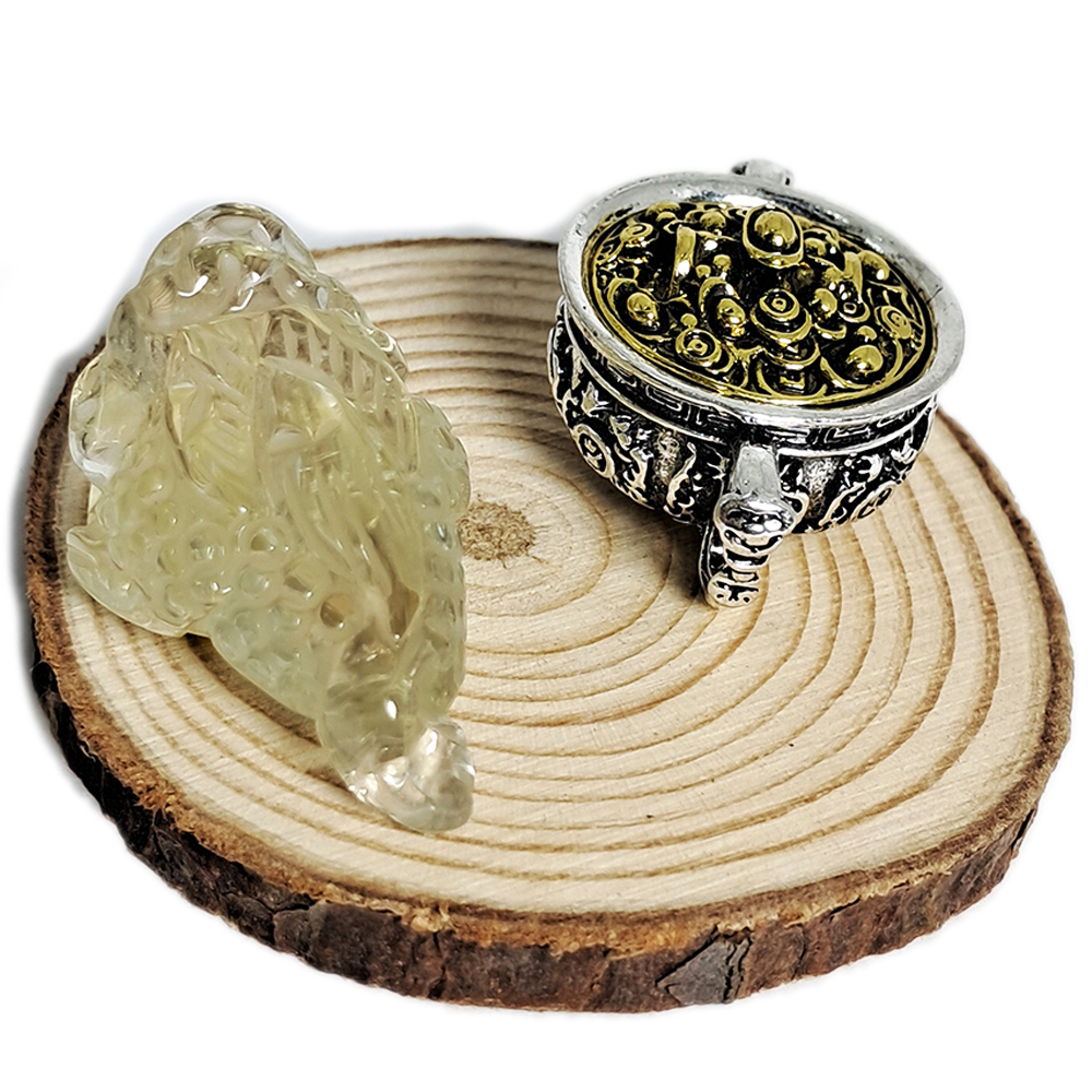 三腳金蟾蜍檸檬黃水晶&聚寶盆【十方】149947