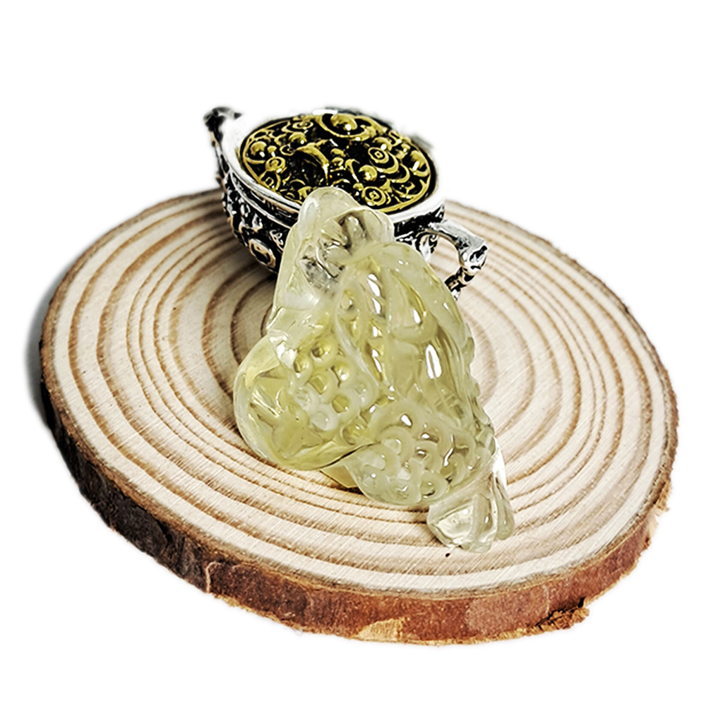 三腳金蟾蜍檸檬黃水晶&聚寶盆【十方】149953