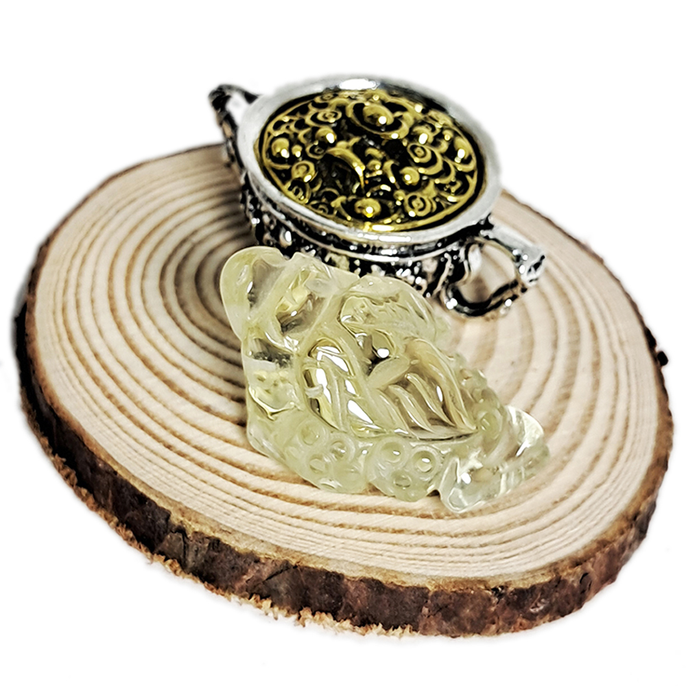 三腳金蟾蜍檸檬黃水晶&聚寶盆【十方】149950