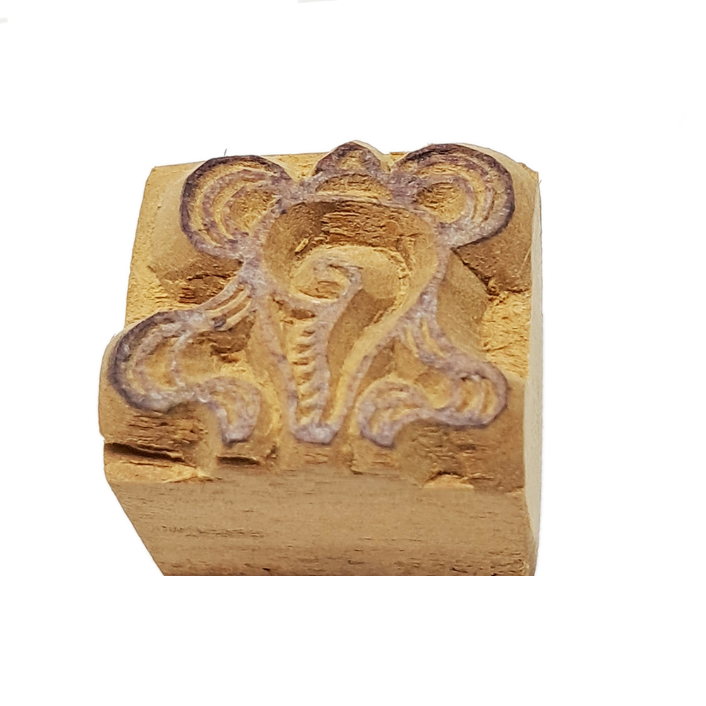 八吉祥之法螺 木雕印章【十方】151831