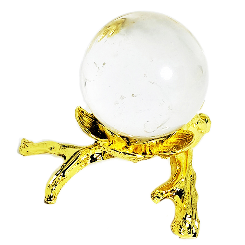 水晶球3.6公分+金梅花球座【十方】152253