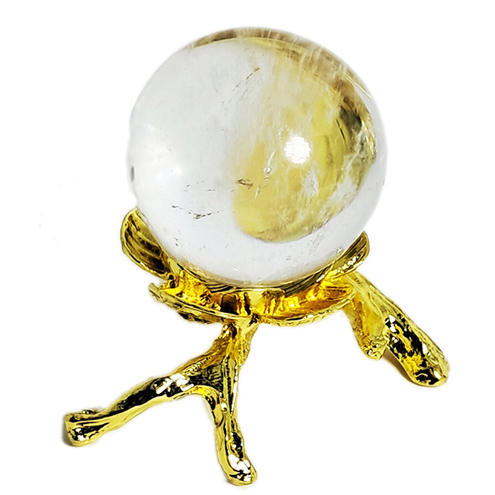 水晶球3.6公分+金梅花球座【十方】152253