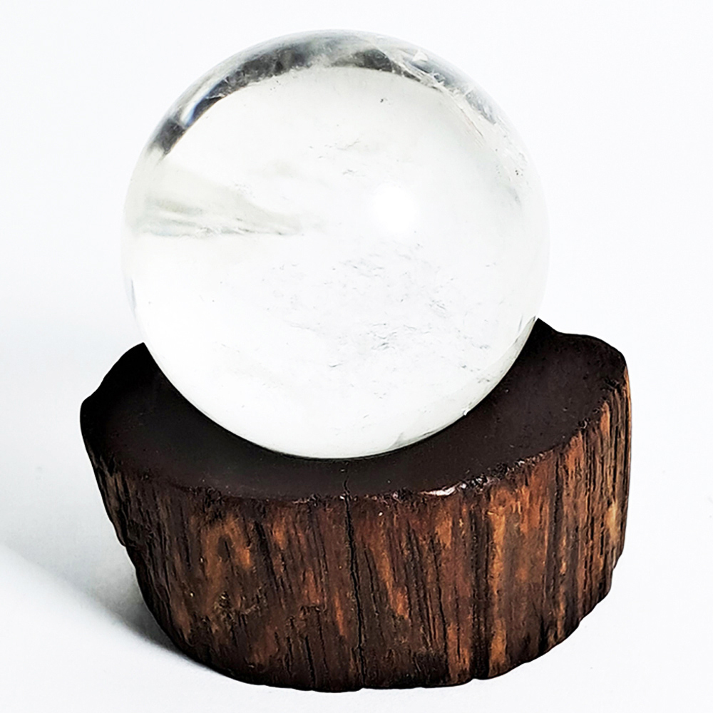 水晶球2.8公分+花梨木座【十方】152264