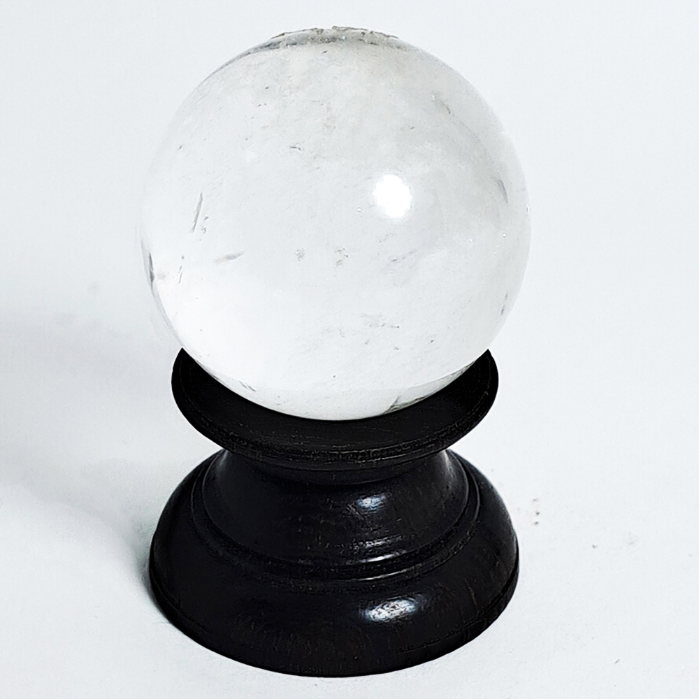 水晶球2.8公分+檀木座【十方】152260