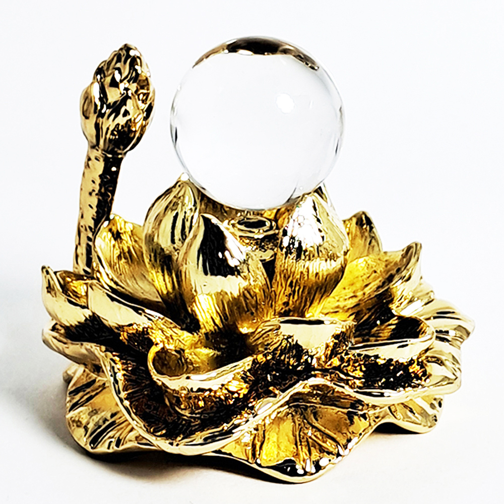 水晶球1.8公分+金蓮座【十方】152275