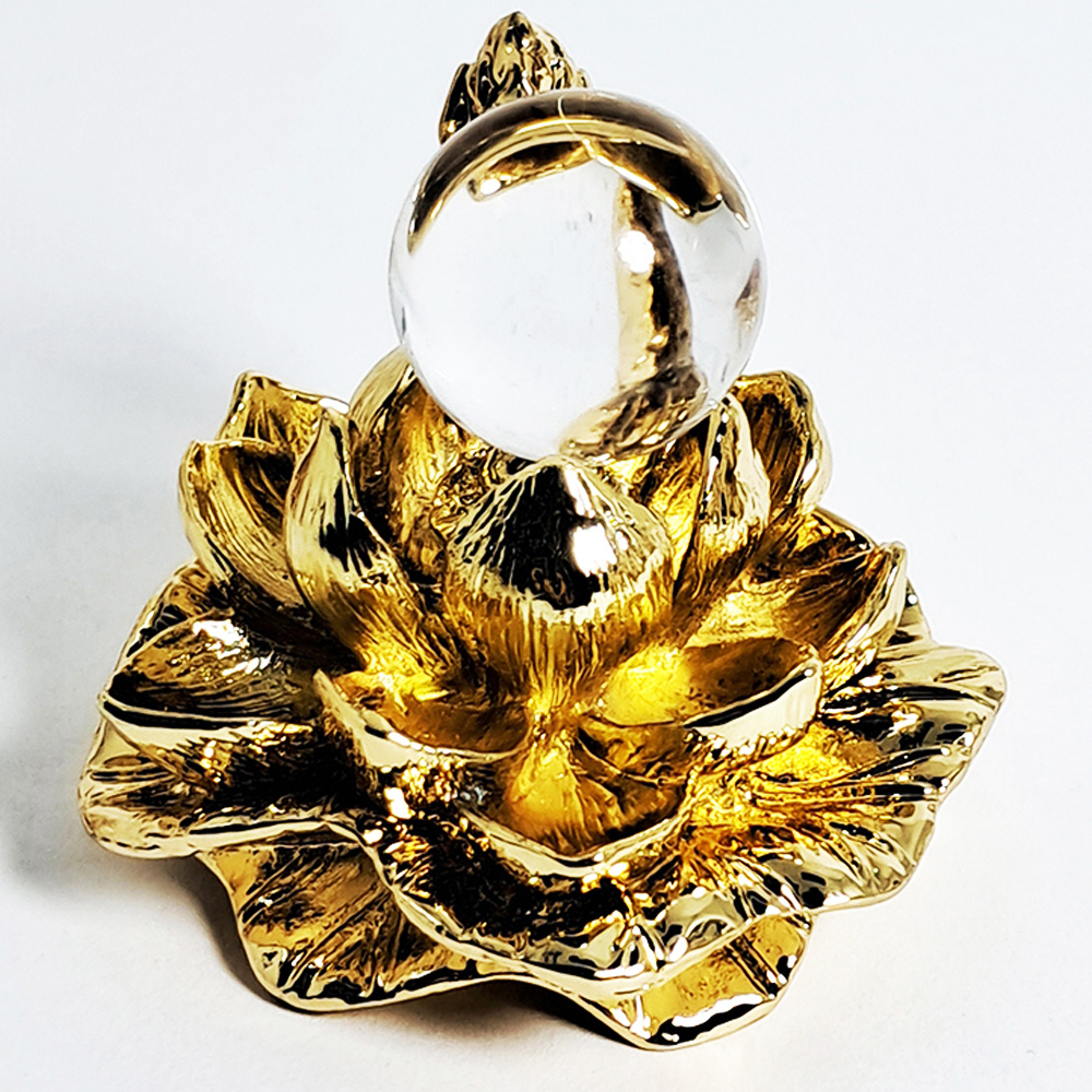 水晶球2公分+金蓮座【十方】152272