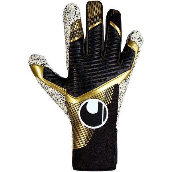 UHLSPORT POWERLINE ELITE SUPERGRIP+ HN 黑金色 龍門手套(頂級之選)