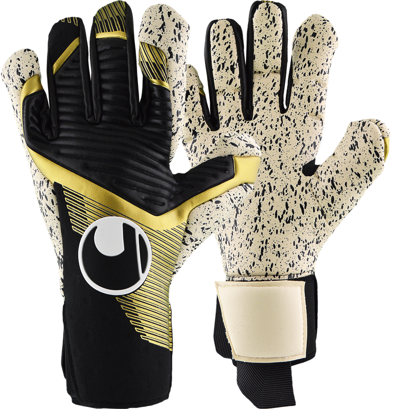 UHLSPORT POWERLINE ELITE SUPERGRIP+ HN 黑金色 龍門手套(頂級之選)