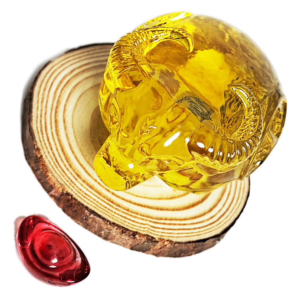 扭轉乾坤琉璃開運牛擺件【十方】152329