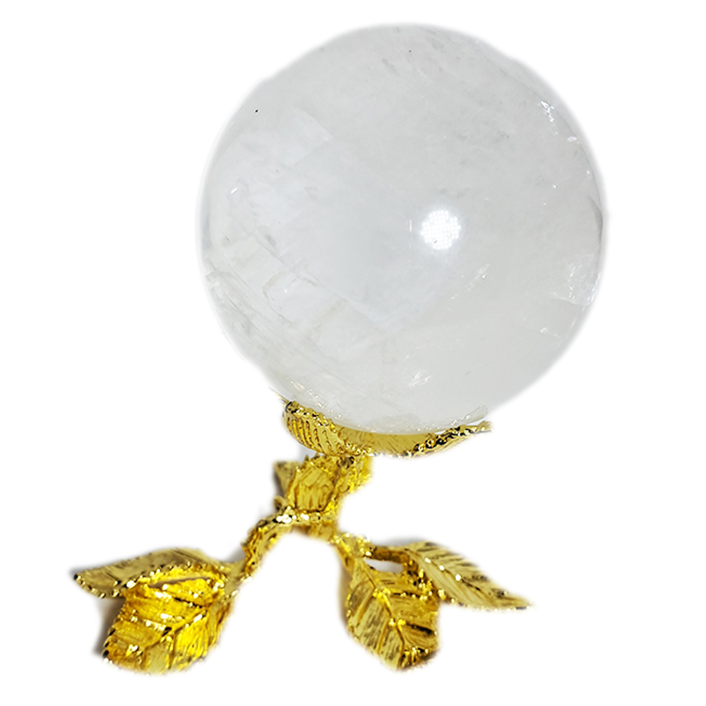 水晶球6.8公分&金枝玉葉座 【十方】152461