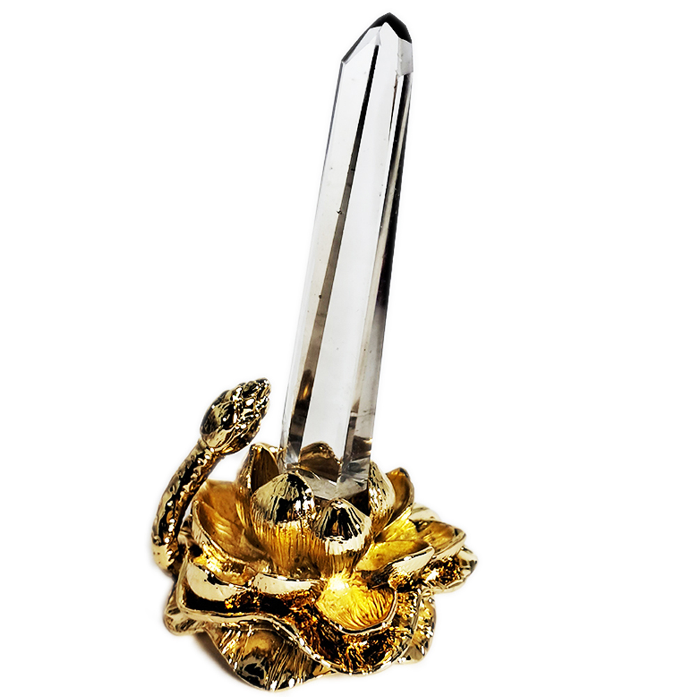 水晶柱高6公分 &金蓮座【十方】152446