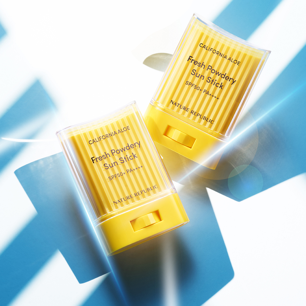 [1+1] Nature Republic California Aloe Fresh Powdery Sun Stick SPF50+ PA++++ 24g