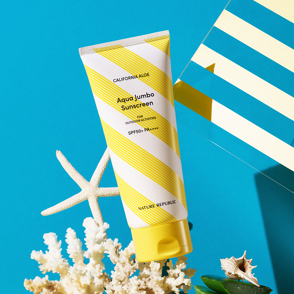 Nature Republic California Aloe Aqua Jumbo Sunscreen SPF50+ PA++++ 250ml