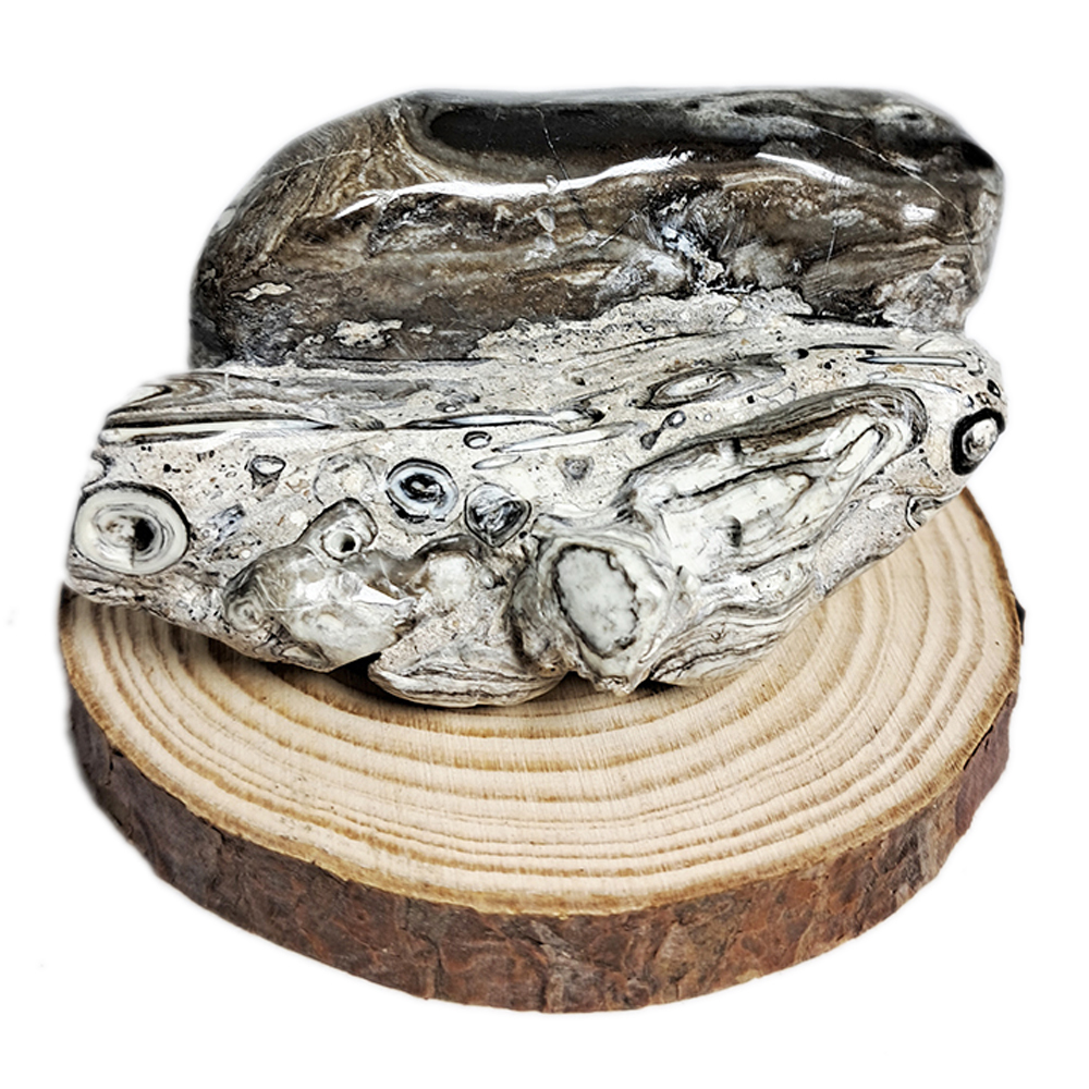 靈骨龍宮舍利原礦&原木座【十方】139875