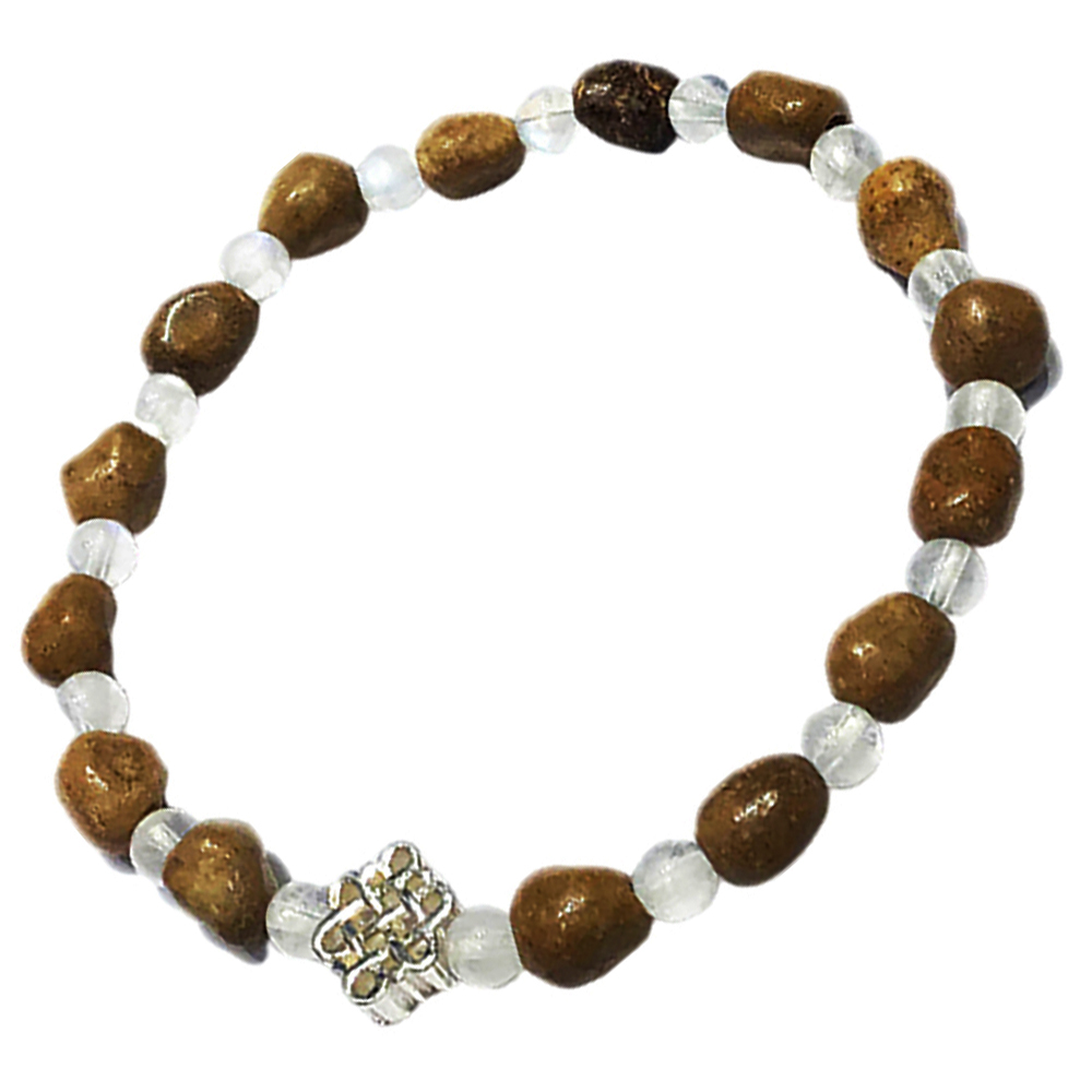 月光石+跳出舍利珠7mm【十方】148390