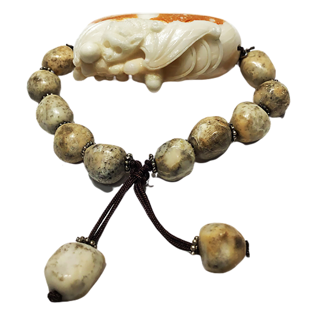 福在眼前巧雕極品跳出舍利手鍊_A29【十方】145151