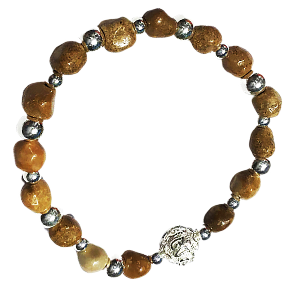 六字真言 925銀珠+跳出舍利珠7mm【十方】148173