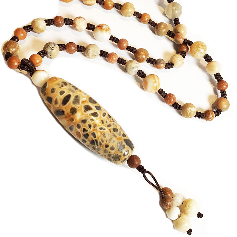 龍宮舍利{中}天珠項鍊 【十方】143271