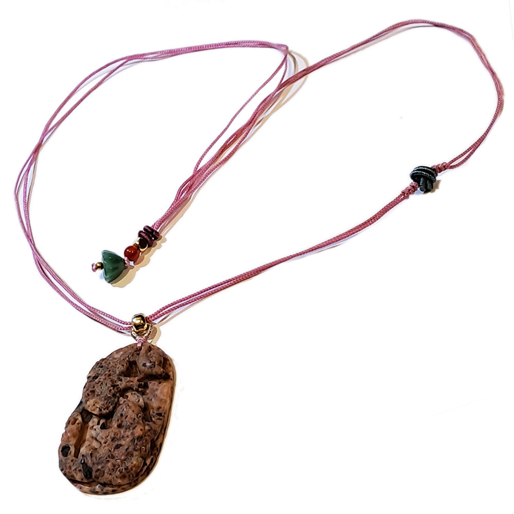 招財蟾蜍{龍宮舍利}蓮花項鍊【十方】151390