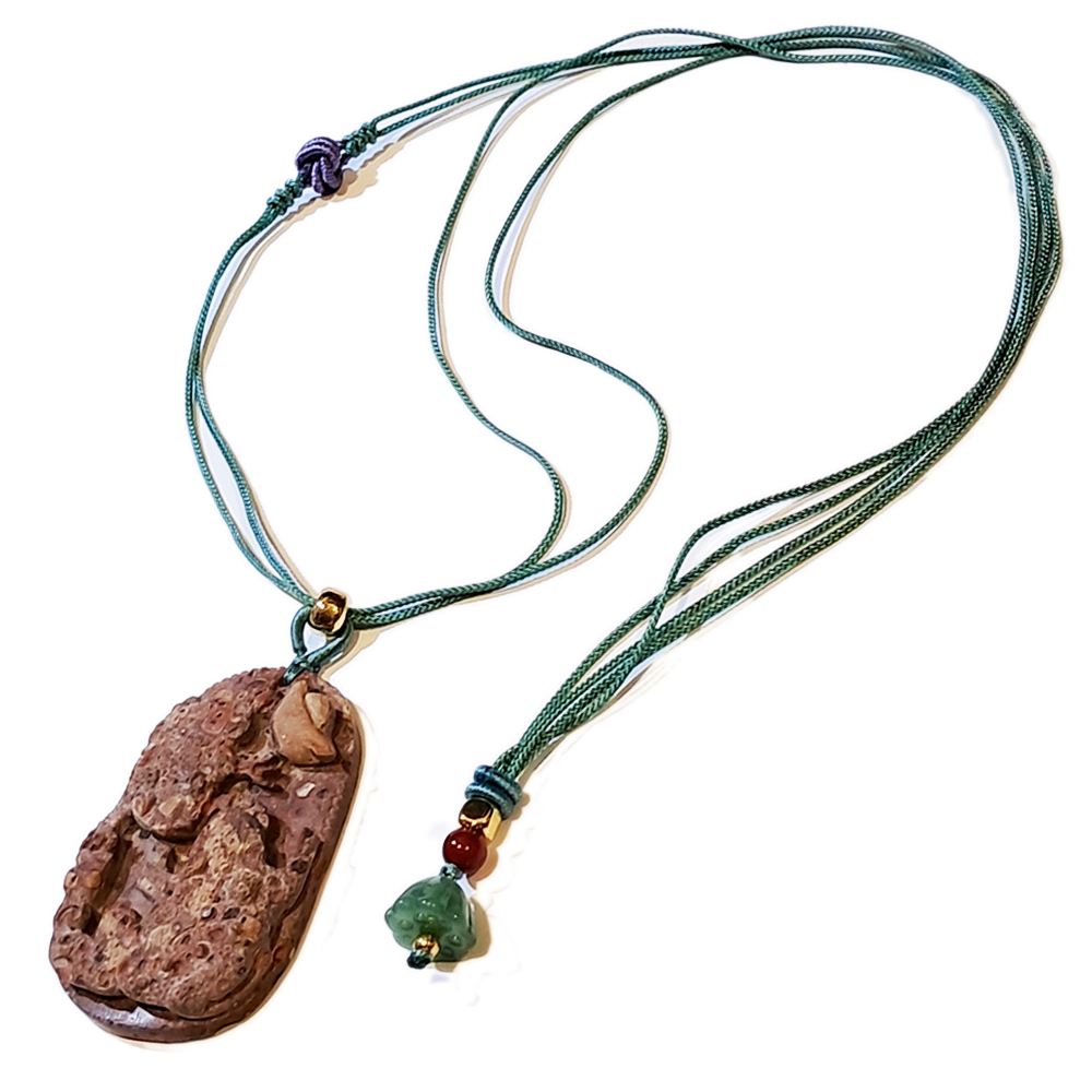 招財蟾蜍{龍宮舍利}蓮花項鍊【十方】151389