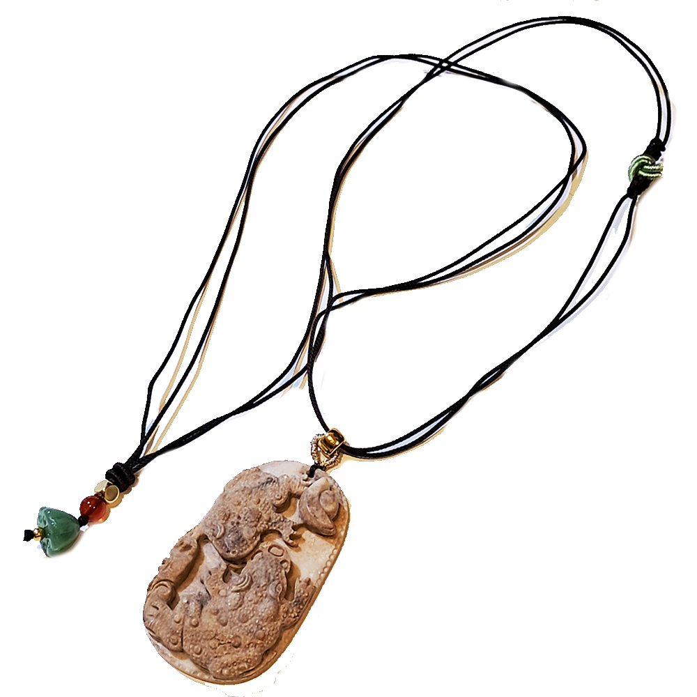 招財蟾蜍{龍宮舍利}蓮花項鍊【十方】151385