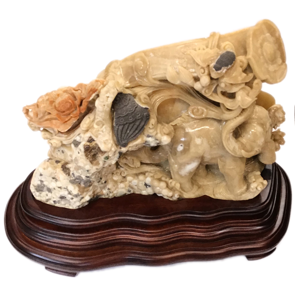 吉祥還願象龍宮舍利巧雕【十方】150882