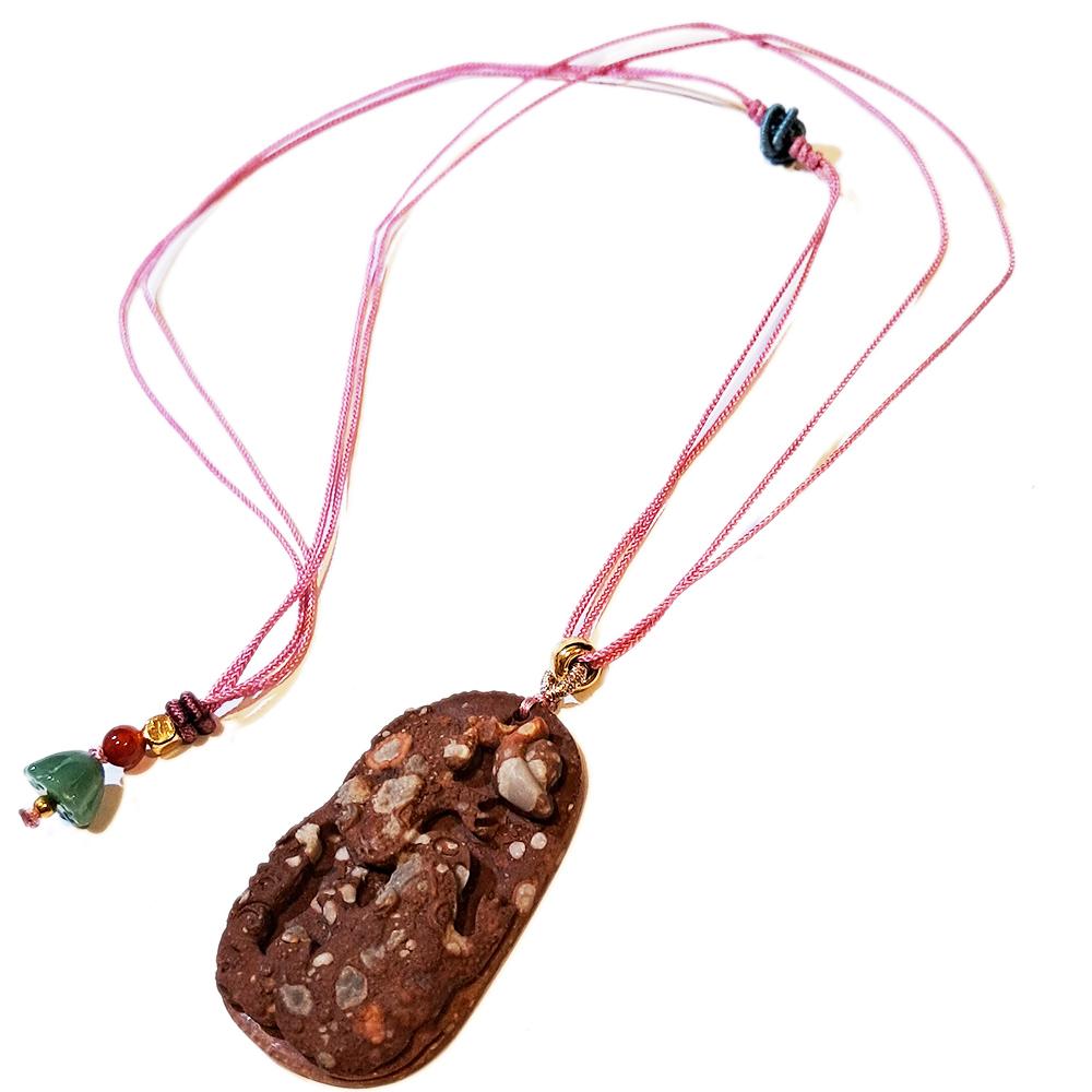 招財蟾蜍{龍宮舍利}蓮花項鍊【十方】151418