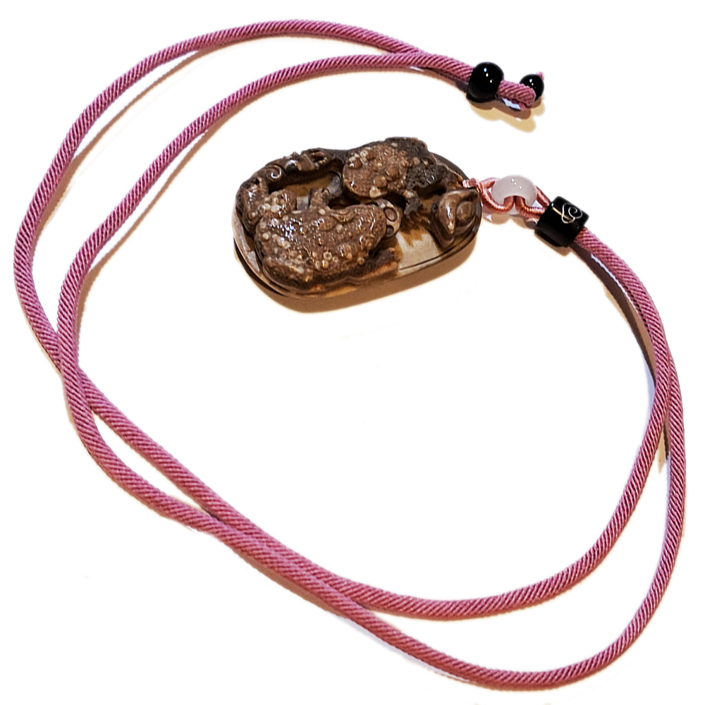 招財蟾蜍{龍宮舍利}中國結項鍊【十方】151466