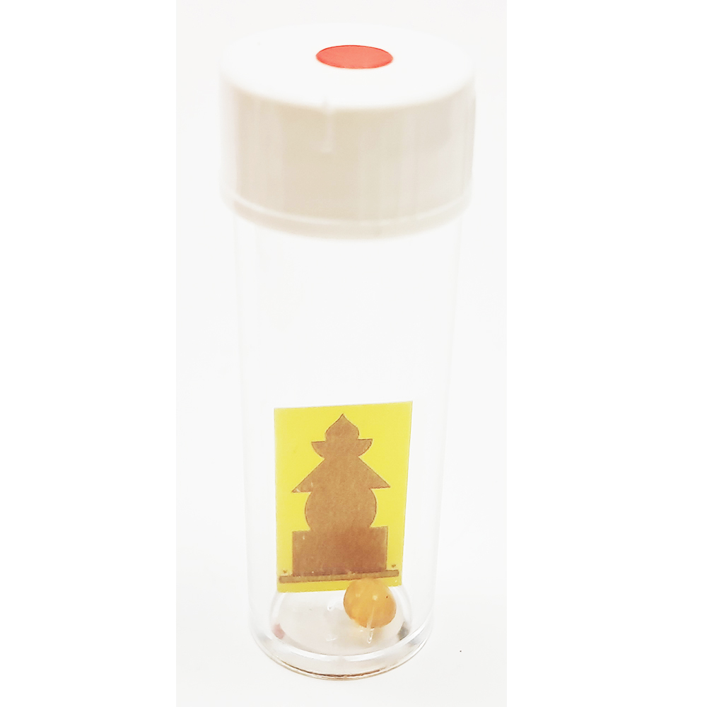 金剛舍利{紅色系}3mm寶篋印塔 寶瓶+聚財香袋【十方】151953