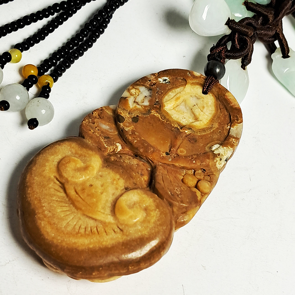 如意祥龍{龍宮舍利}&玉掛飾擺件【十方】133932