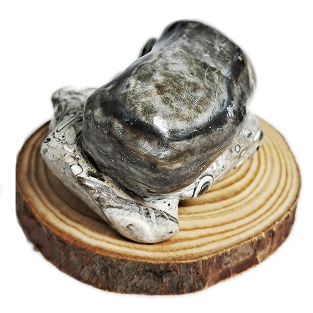 靈骨龍宮舍利原礦&原木座【十方】139875