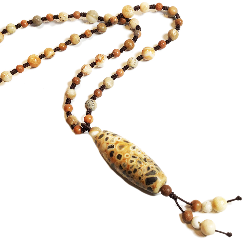 龍宮舍利{中}天珠項鍊 【十方】143271