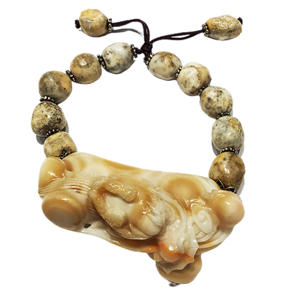 祥龍巧雕極品跳出龍宮舍利手鍊A29【十方】145150