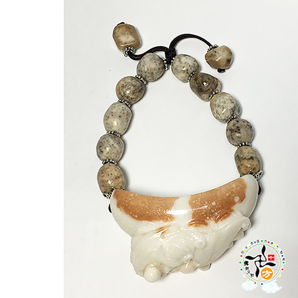 福在眼前巧雕極品跳出舍利手鍊_A29【十方】145151