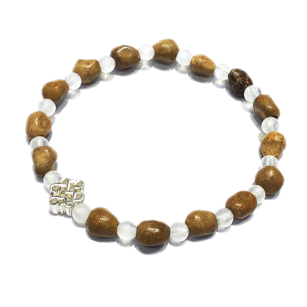 月光石+跳出舍利珠7mm【十方】148390