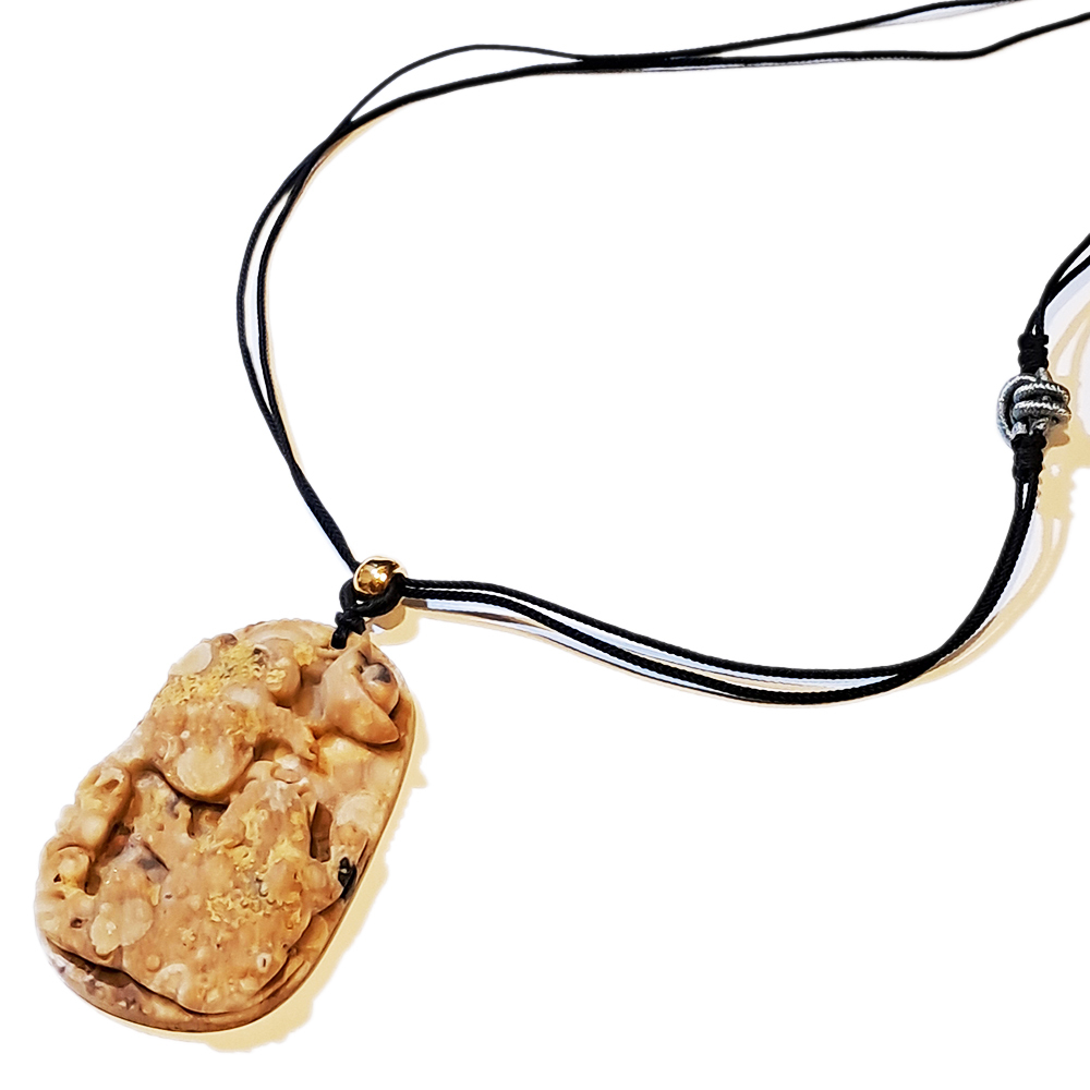 招財蟾蜍{龍宮舍利}蓮花項鍊【十方】151377