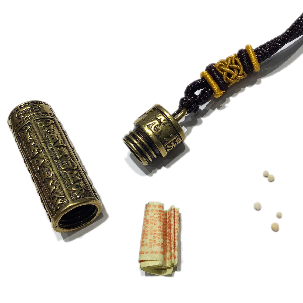 楞嚴咒+龍宮舍利銅嘎屋 項鍊【十方】150794